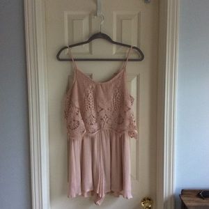 Mossimo Supply Co. Light Pink Romper